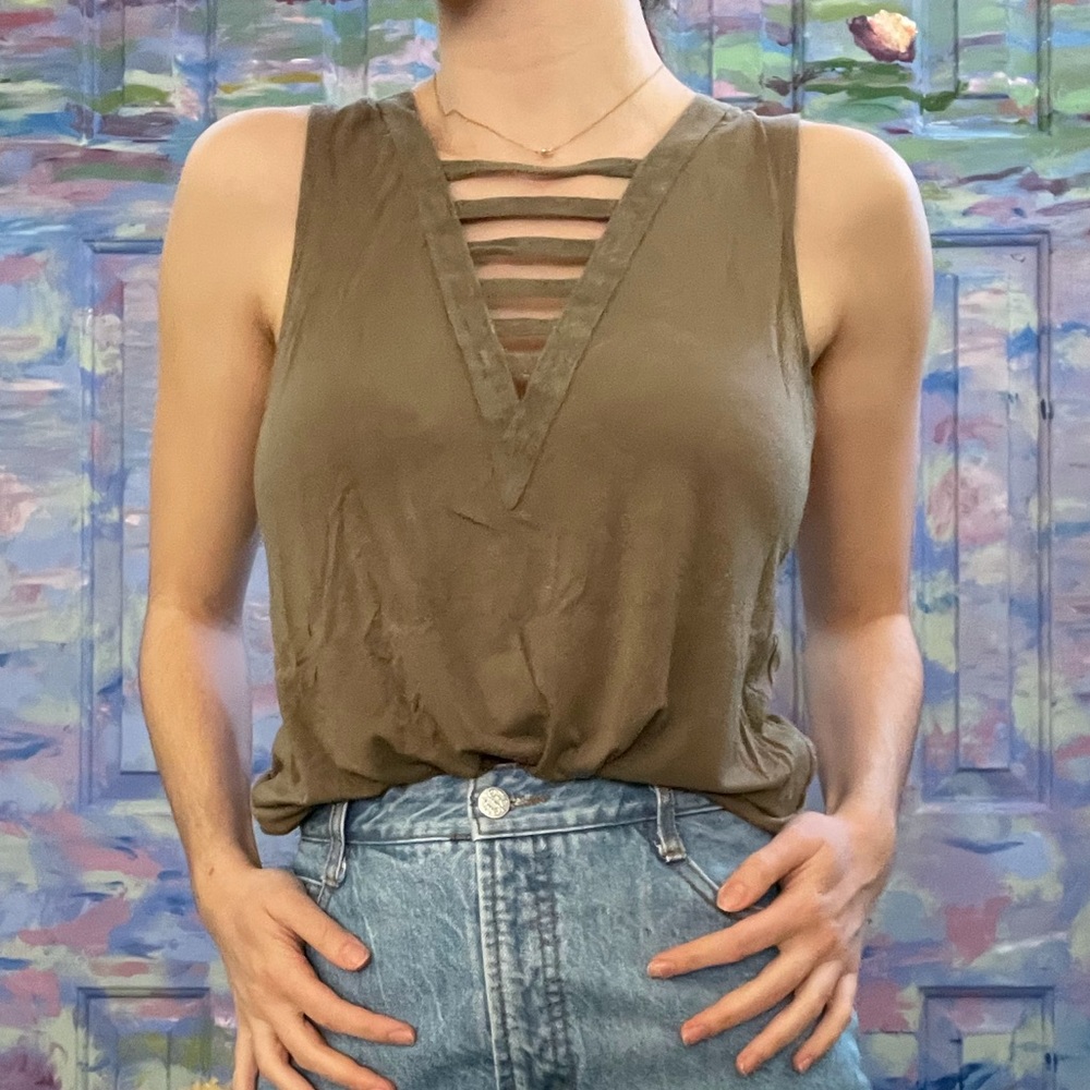 AE Army Green Tunic Tank size M